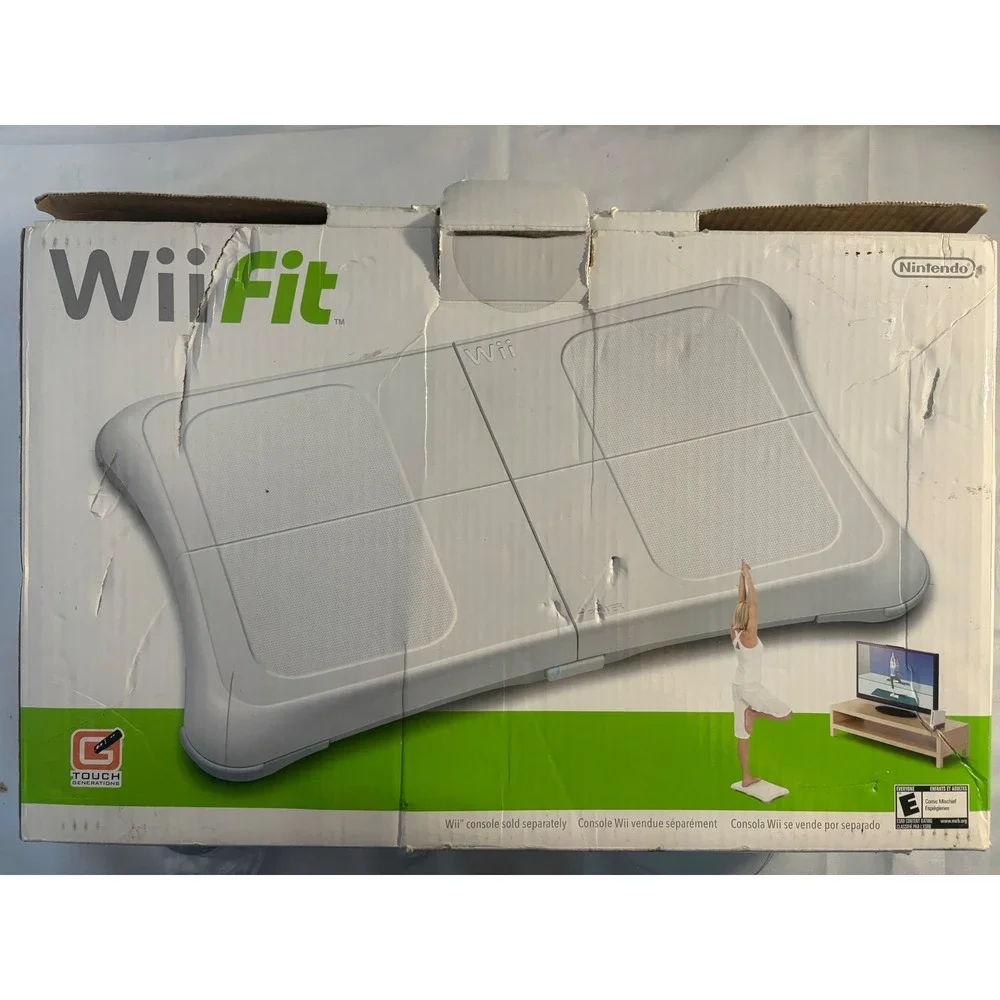 Nintendo Wii Balance Board White Wireless Controller RVL-021 with Box No Game